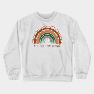 Bohemian Rainbow Crewneck Sweatshirt